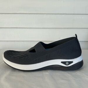 Gravity Defyer Black  Corrective Fit Walking Shoes Sz 6.5